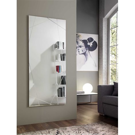 Specchio rettangolare con incisioni a laser EGO spessore 4mm (1/4)