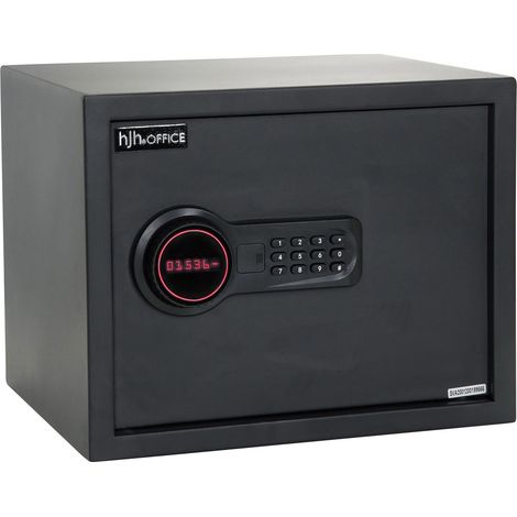 [GEBRAUCHT] B-Ware hjh OFFICE Safe Tresor SAFE COMPACT elektronisch Geldsafe LCD Display schwarz (1/2)