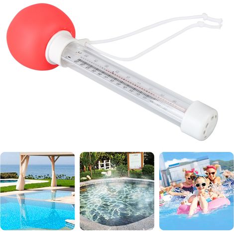 Schwimmendes Thermometer für Schwimmbäder und Whirlpools in Form von Comicfrüchten und -tieren, Planschbecken, Kinderbecken, Babythermometer in Tomatenform (1/5)