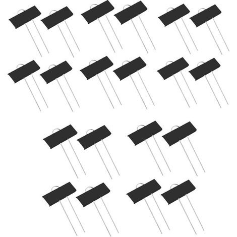 Set di 20 etichette metalliche per piante, etichette da giardino, marcatori, in acciaio inossidabile, 27,2 x 9 x 0,2 cm, per etichettare alberi da frutto (1/5)