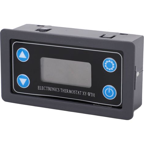 Digitales Temperaturreglermodul mit LCD-Anzeige, akustischem und optischem Alarm, Datenübertragung, elektrischer Thermostat (250 V AC) (1/5)