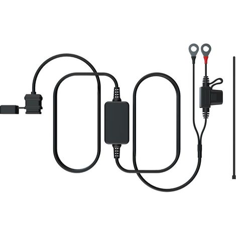 Chargeur universel Oxford USB Type C 12 V 3 A, longueur du câble 1,6 mètre, couleur noire