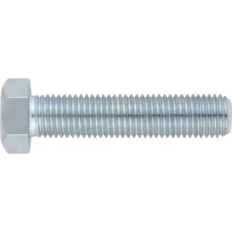 CHAVESBAO tornillo hexagonal din 933 8.8 zinc 6x100 , Tornillo hexagonal con rosca DIN 933 8,8 zincado Calidad 8,8 Equivalencia ISO 4017 Recubrimiento zincado Sujec