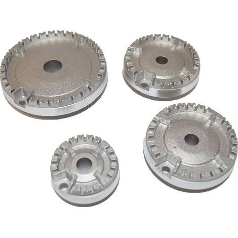 Universal Cooker Hob Gas Burner Base 4 Piece Set (1/2)