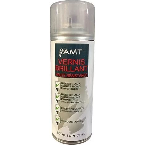 AMT Aérosol Vernis Brillant Haute Résistance (BPM08) 0,330 L