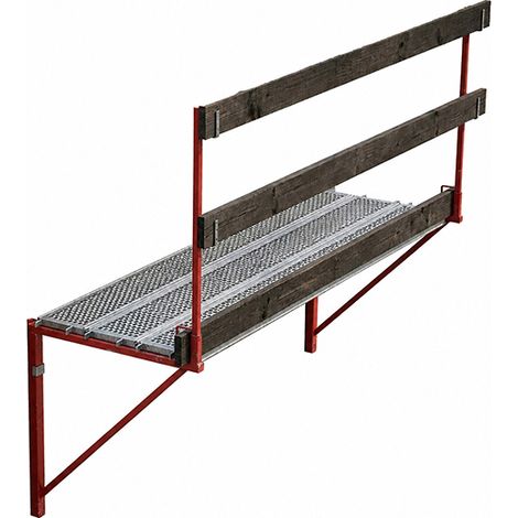 Kit console 3m avec garde-corps et plinthes - Tube rond - KITCF1000EPX3M/GC (1/5)