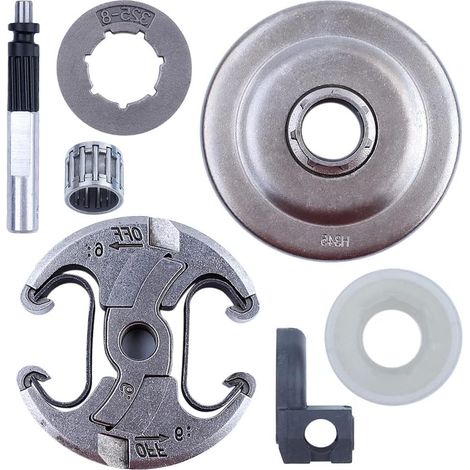 Kit d'embrayage, tambour, pignon et pompe à huile 325, pour pièces de tronçonneuse Husqvarna 340 345, 503873072, 503931801, 503932101, 537154801 (1/5)