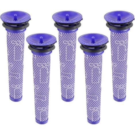 Filtre pour Dyson,Remplace Filtres pour Dyson V6 V7 V8 DC58 DC59 DC61 aspirateur,Pr-filtres 965661-01 5 Packs (1/5)