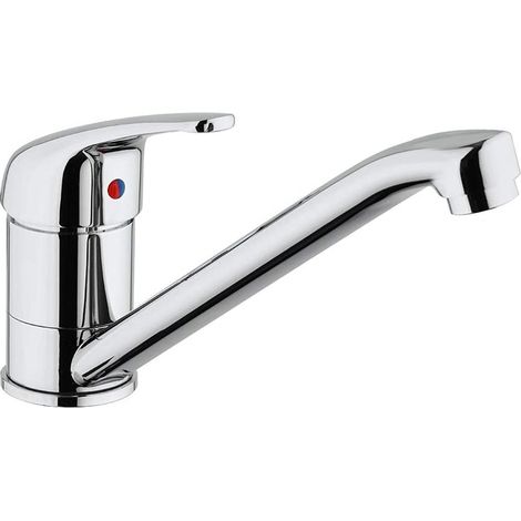 4005 Grifo para fregadero de cocina en latón macizo gris cromado Europa
