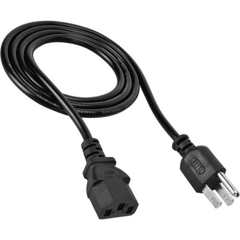 Câble d'alimentation - - 1,5 m - Prise américaine - Caoutchouc silicone - 125 V (1/4)