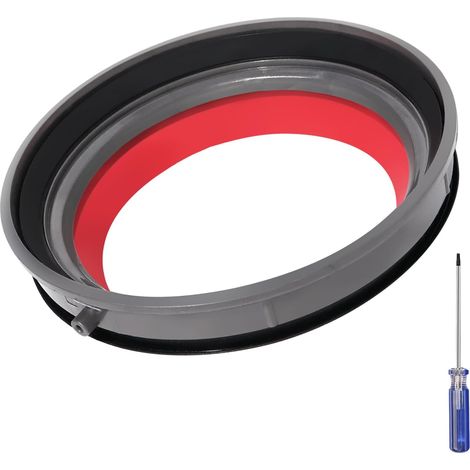 bague d'étanchéité fixe poubelle à poussière pour Dyson V10 SV12 SV13 SV27 accessoires d'aspirateur,Pièce de rechange bague d'étanchéité + tournevis T8 (1/5)