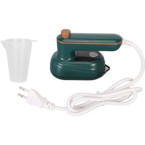 Fer à repasser vapeur portable 266°F chauffe rapide rotatif ergonomique mini défroisseur main voyage famille EU fiche 220V (1/5)
