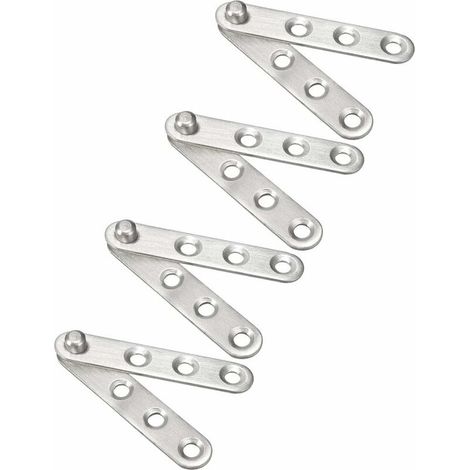Charnière pivotante en acier inoxydable pour porte, rotation à 360°, 60 mm x 11 mm (1/5)