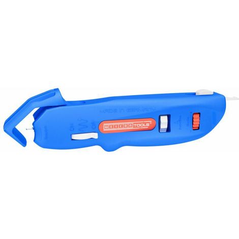 WEICON TOOLS Dénudeur de câble No. S 4-28 Spiral pour coupes rondes, longitudinales et en spirale de 4-28 mm Ø, lame de sécurité intégrée de