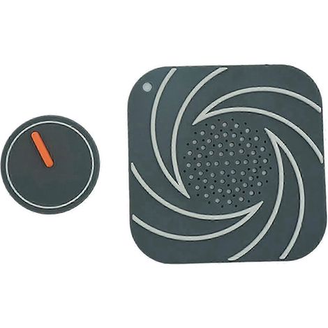 Tapis de bonde de sol amovible et joint d'étanchéité pour baignoire et lavabo, 15 x 15 cm, réutilisable.-Gray (1/5)