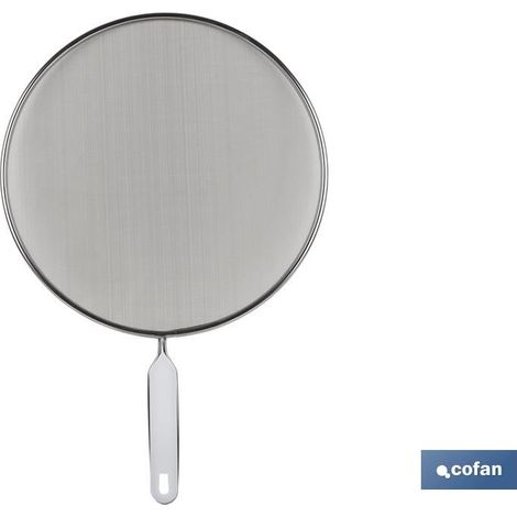 TAPA ANTISALPICADURAS EN MALLA DE ACERO INOXIDABLE 29 CM (1/5)