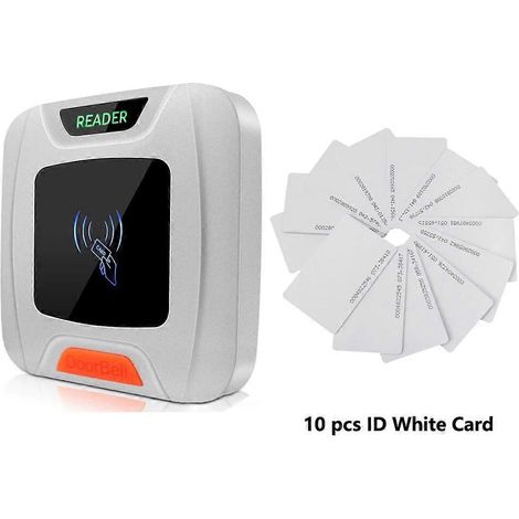 Lecteur de cartes de proximité Wiegand 26 sorties, étanche IP65, lecteur esclave de contrôle d'accès, lecteur de cartes d'identité RFID EM de sécurité D83R (10 cartes d'identité) (1/5)