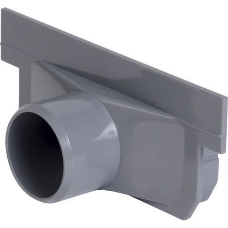 Nicoll – Fonds/naissance Ø40 en PVC gris à coller pour caniveaux – Compatible CAB773/CABS773 – Système à coller – Pour chantiers humides