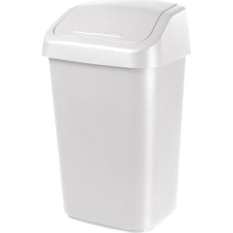ORTHEX POUBELLE À COUVERCLE BASCULANT, 25 LITRES, BLANC 32810