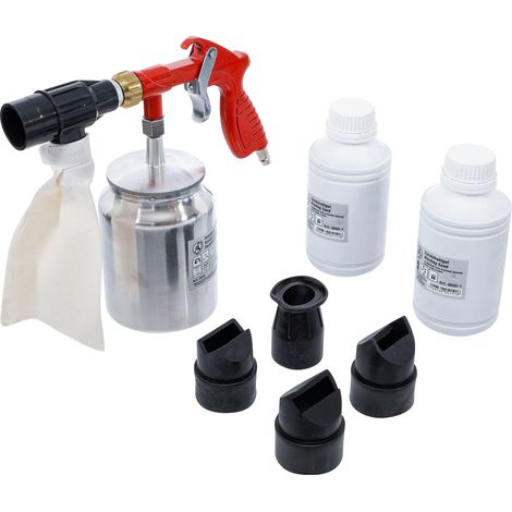 Bgs Technic – Pistolet pneumatique de sablage – Pression max 8 bar – Débit 300 l/min – Accessoires inclus pour carrosserie et tôlerie (1/4)
