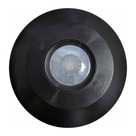 V-TAC VT-8027 Sensore di movimento PIR infrarosso SLIM colore nero a plafone IP20 da soffitto 360° sku  5087 (1/5)
