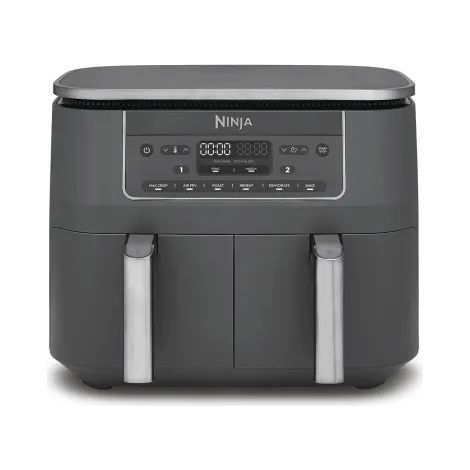 Ninja DZ300EU Friggitrice doppia 7,6 L Autonomo 2400 W Friggitrice ad aria calda Grigio