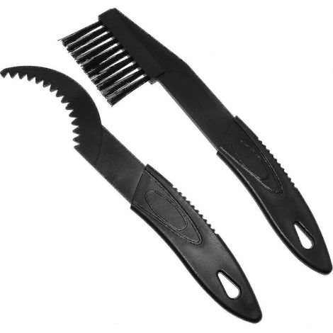 Lot de 4 brosses de nettoyage pour chaîne de VTT, outil de nettoyage pour chaîne de vélo. (1/5)