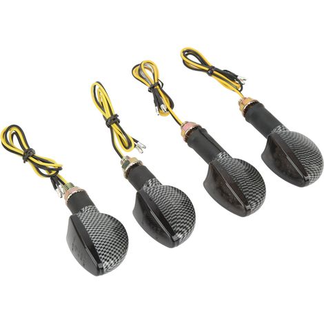 Lot de 4 clignotants de moto étanches, avant et arrière, à lumière vive, universels, de remplacement pour Suzuki Type 2 (1/5)