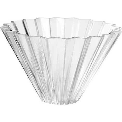 V60 Glaskaffeefilter für gebrühten Kaffee, transparent und wiederverwendbar, ideal für Baristas. (1/5)