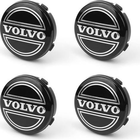 Volvo01 - Satz mit 4 Volvo 64mm Radnabenabdeckungen (1/4)