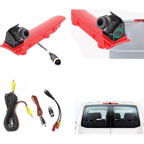Troisième feu stop arrière pour Volkswagen Transporter VW T5/T6 (2010+) avec caméra de recul intégrée