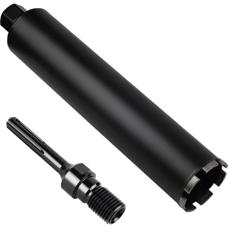 1¼" UNC Couronne Diamant ø72mm avec Adaptateur SDS MAX, L 420mm, Forage à Humide, Carotteuse pour le Carottage Dans le Béton, la Maçonnerie et la Pierre (1/5)