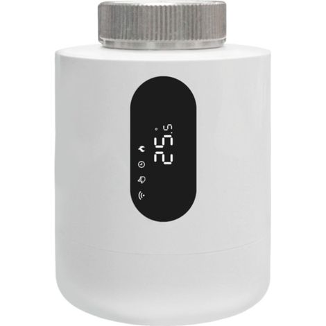 Termostato inteligente Tuya Zigbee, válvula termostática para radiador, válvula termostática para radiador de calefacción, control remoto mediante aplicación (pasarela no incluida). (1/5)