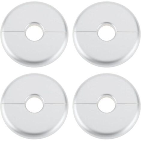 Radiator Pipe Cover 16mm Diameter 70mm Radiator Pipe Cover for Wall Radiator Tube Decoration Silver 4pcs (1/5)