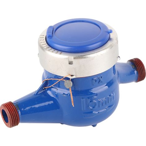 Compteur d'eau LXSG-15E 1/2 à aile rotative déportée, type sec, pour jardin et usage domestique (1/5)