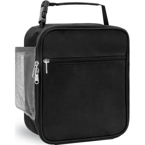 Boîte à lunch et sac isothermes noirs pour hommes et femmes - Idéal pour le travail, les pique-niques et les voyages