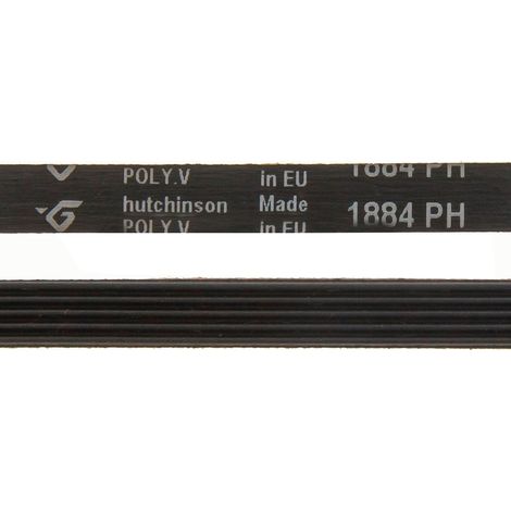 Courroie 1884H5 (1255028100) Sèche-linge FAURE, ZANUSSI, ELECTROLUX