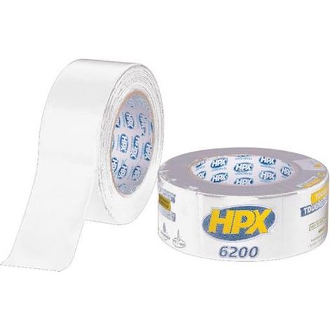 RUBAN ADHESIF TOILE BLANC 48MM X 25M HPX