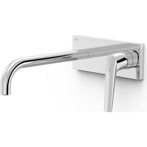 TRES 28130024 FUJI Pieza Vista para Cuerpo Empotrado De Lavabo Color Cromo - ref: 28130024