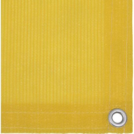 Maison Exclusive - Paravento da Balcone Giallo 75x400 cm in HDPE (1/5)