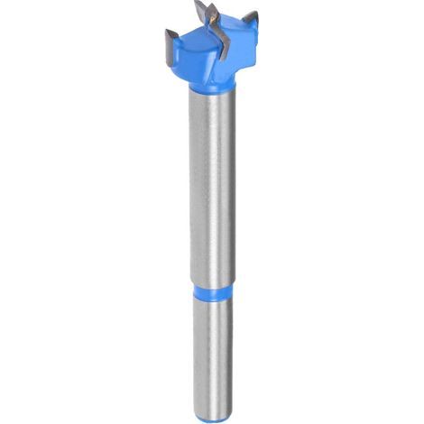 Punte da trapano Forstner da 16 mm, in carburo di tungsteno, per legno, seghe a tazza, foratura di cerniere per la lavorazione del legno (blu, grigio) (1/5)