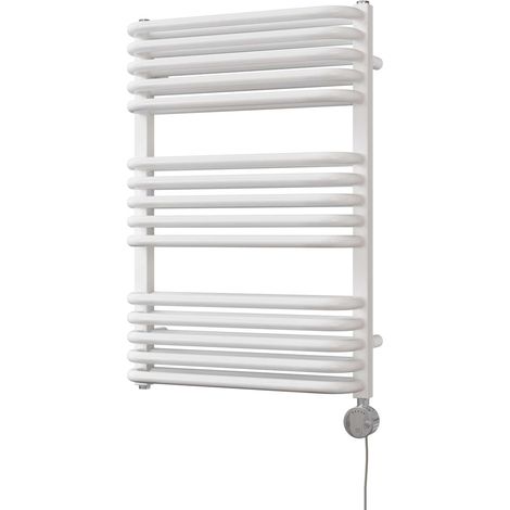 Crossmoor - White Electric Towel Rail H736mm x W500mm 600w Thermostatic (1/2)