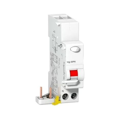 Schneider A9N21681 Prodis Vigi DT40 Blocco differenziale 1P+N 25A 30mA istantaneo tipo AC 230Vca