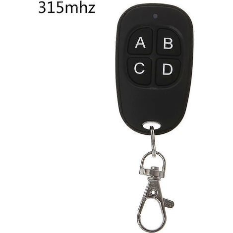 Télécommande Universelle Sans Fil RF 4CH 433MHz/315MHz avec Fonction Copie