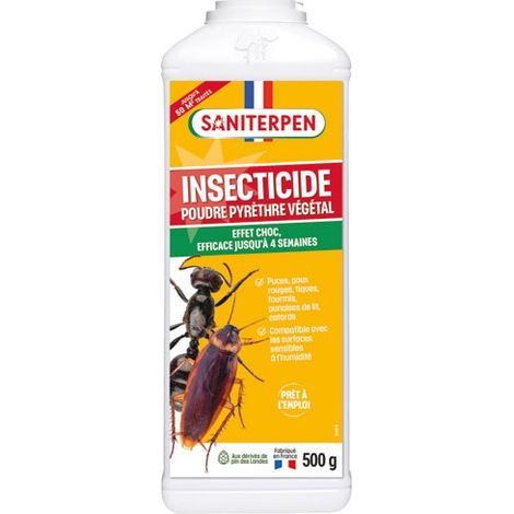 SANITERPEN - Saniterpen insecticide poudre pyrethre végétal 500g