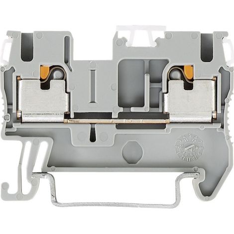 Phoenix Contact 3209510 Durchgangsklemme 5.2 mm Schnellanschluss Grau 1 St.