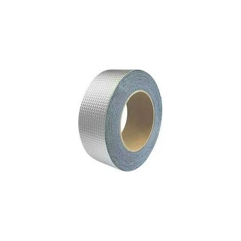 Ruban d'étanchéité en aluminium butyle 5cm Résistant aux hautes températures Pour réparations toiture, plomberie et extérieurs 1 rouleau (1/3)