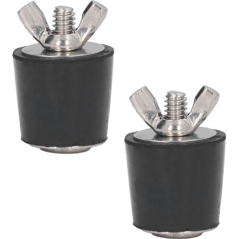 2 Pièces Bouchons d'Hiver pour Piscine, Bouchons Coniques en Caoutchouc 25mm - Accessoires Piscine