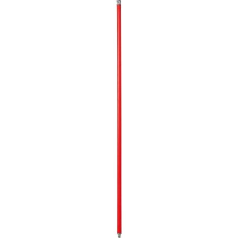Asta per montaggio modulare su scovoli, attacco m12, Ø mm 17x1 mt, rosso