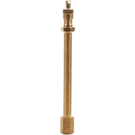 Extension de valve de pneu, extension d'adaptateur d'extension de pneu en laiton de 100 mm pour extension de valve de gonflage (or) (1/3)